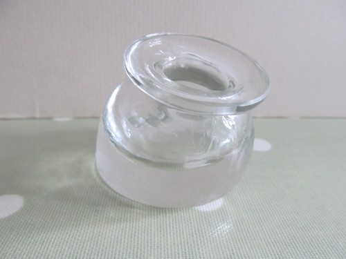 Vintage angled glass ink - angled,
