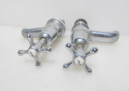 Victorian taps chromed brass - victorian,