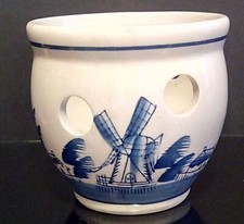 Delft Blue Candle Holder /
