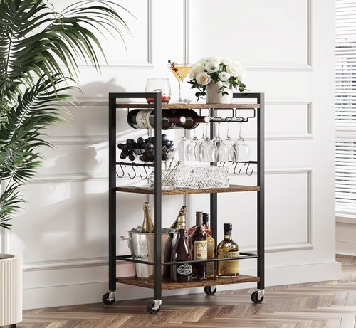 Tier drinks trolley bar cart - 3-tier,