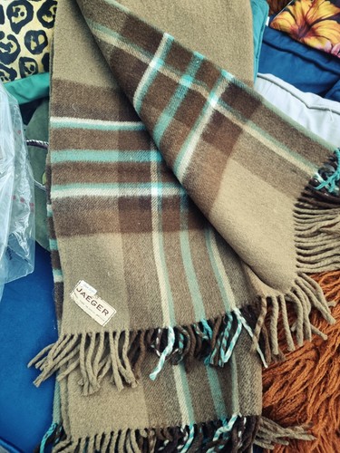 Jaeger vintage blanket british - jaeger,