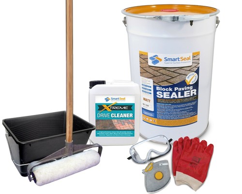 Block paving driveway sealer - paving,