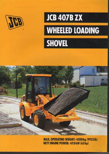Jcb 407b wheeled - jcb, loading
