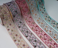 5 cm Floral Embroidered Lace