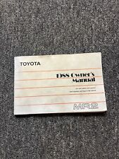 1988 Toyota MR2 MR 2 Factory