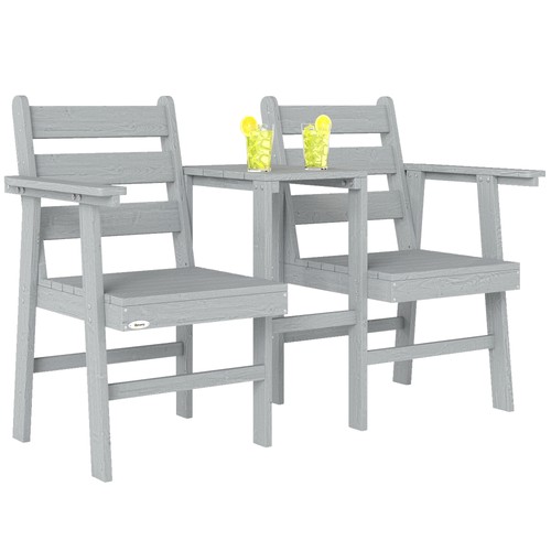 Outsunny garden loveseat - garden,