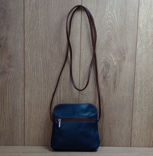 Vera pelle blue - blue, leather