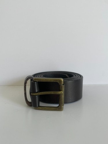 John lewis black leather - black,