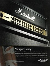 2010 Marshall JVM series 410H head amplifier advertisement 8 x 11 amp ad print