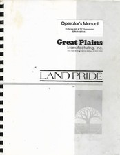 GREAT PLAINS 48 INCH AND 72 INCH OVERSEEDER OPERATORS MANUAL