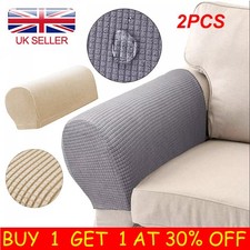 2PCS Armchair Covers Chair Arm Protector Cover Sofa Stretch Armrest Slip Covers