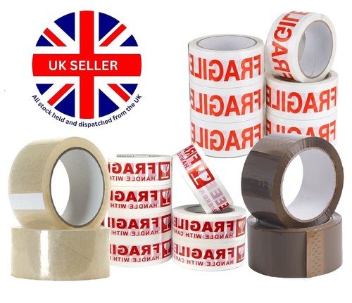 Clear brown parcel tape - tape, strong