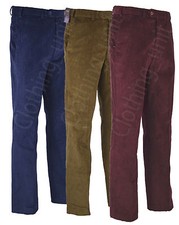 C1 Mens Smart Quality Expandable  Needle Cords/Corduroy Casual Trousers  32-46 