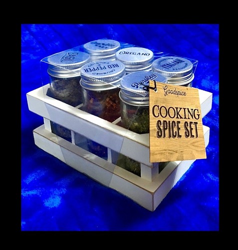 Goodspice 6pc glass jar - glass,