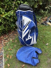 NICE MIZUNO 14 WAY GOLF CART BAG WITH HOOD AND STRAP. FREE UK POST