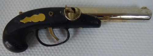 Vintage flintlock pistol - vintage,