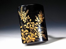 Gold Makie and Black Lacquered