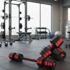Adjustable Octagonal Dumbbells Weight Lifting Training Set Home Gym  Fitness