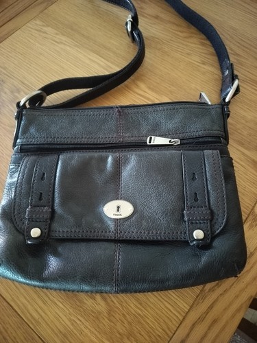 Fossil black leather - fossil,