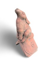 Roof Finial Tile Moon Gazing