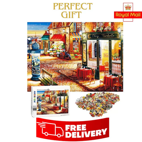 Quiet street jigsaw puzzle - quiet,