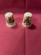 2 x nursery rhyme thimbles