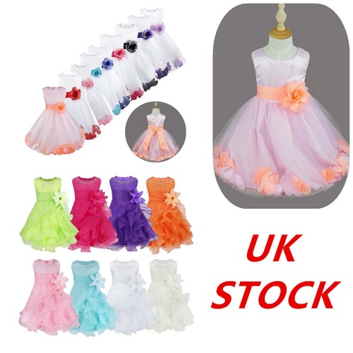 Girls flower dress petals - flower,