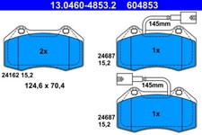 Fits ATE 13.0460-4853.2 Brake