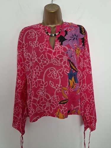 Antik batik pink floral - floral, summer