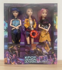 Cosplay Kpop Demon Hunters Dolls Moveable Joint Collectible Figure 3Pcs  SetToys