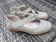 Rieker Silver Grey Leather