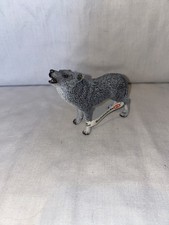 Schleich -  Grey Wolf Howling 14626 - retired - Mint + Tags - 2009 - Rare