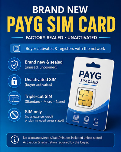 Brand new payg - brand, uk