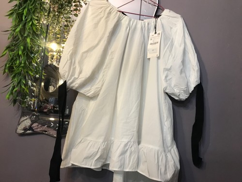 Bnwt white cotton - cotton, smock