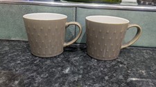 Denby Truffle Cascade Mugs X 2