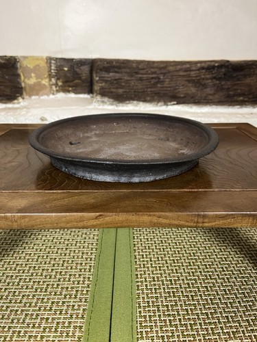 Aiba koyo bonsai pot - koyo, round