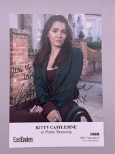 EastEnders Penny Branning Kitty Castledine Signed Cast Card Undedicated