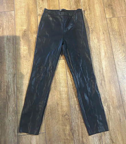 Zara women black faux - zara,