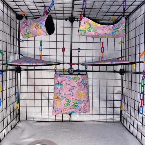 5pc sugar glider - sugar, cage
