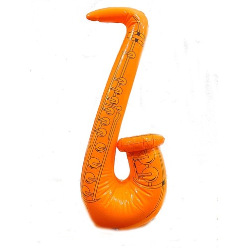 Inflatable saxaphone prop - saxaphone,