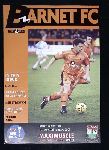 2001 barnet v brentford - 30/01/2001,
