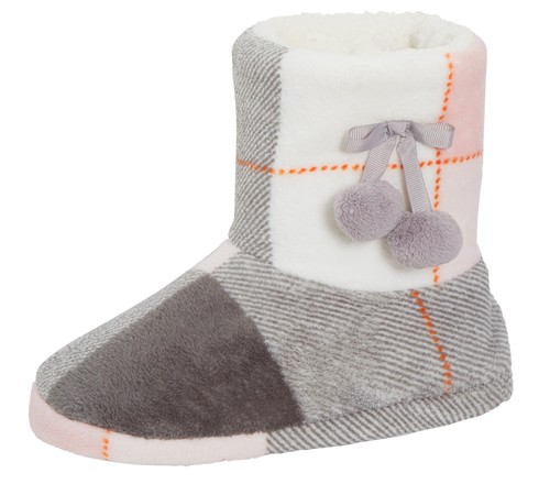 Womens tartan slipper - tartan,