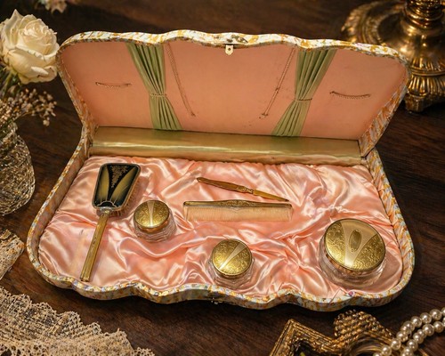 Antique french vanity - vanity, gold