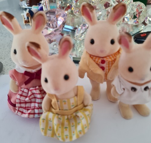 Sylvanian rabbit family - sylvanian,