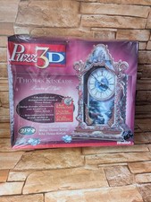 THOMAS KINKADE PAINTER  OF LIGHT  3D PUZZLE REAL WORKING CLOCk. BRAND NEW.