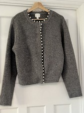 H&M Bead Embellished Rib Knit