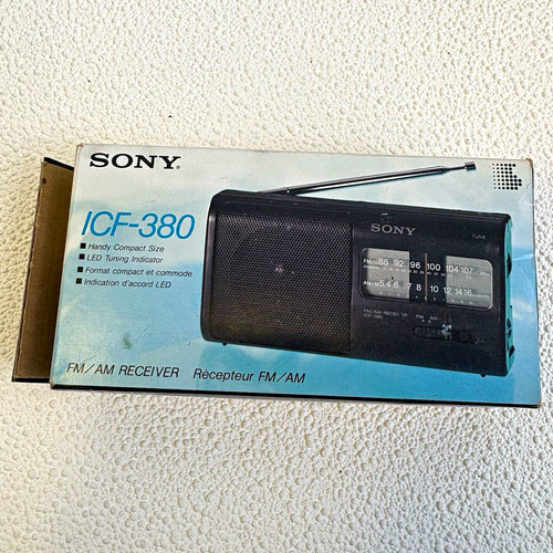 Vintage sony icf 380 fm - icf-380, am/fm