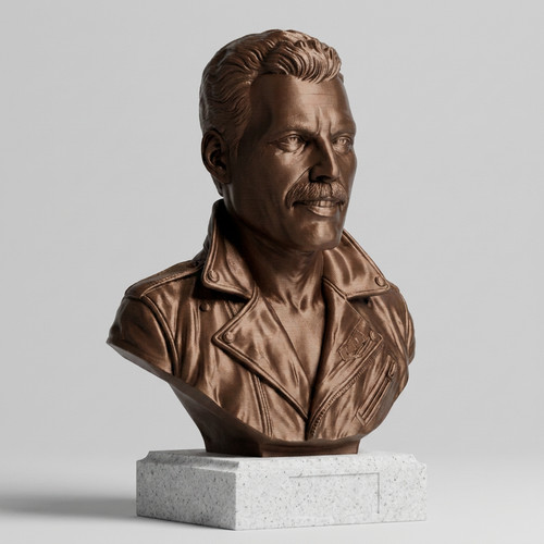 Freddie mercury bust - freddie, 20cm