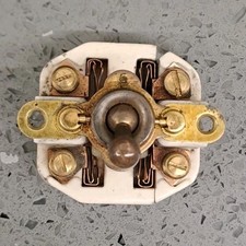 BRASS TOGGLE TWO 2 WAY