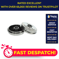 2x Brake Drums (Pair) fits